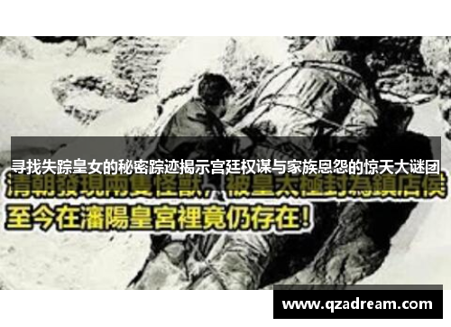 寻找失踪皇女的秘密踪迹揭示宫廷权谋与家族恩怨的惊天大谜团